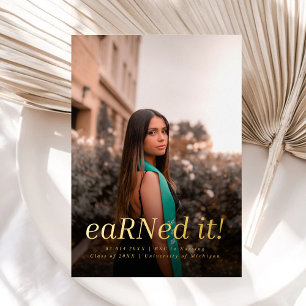 Invitation En Aluminium Moderne BSC RN 4 Photos Infirmière