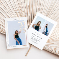 Moderne Rose Gold 2023 Diplôme photo