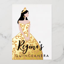 Modifier Couleur peau et cheveux Quinceañera Foil