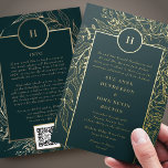 Invitation En Aluminium Monogram All in One QR CODE RSVP Website Wedding<br><div class="desc">This is part of a collection - if need help or more if please contact me

*real foil</div>