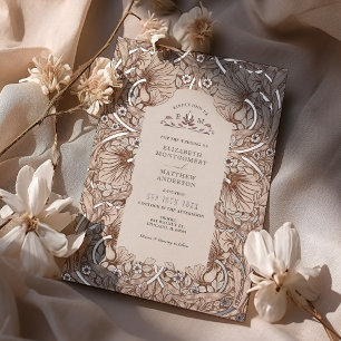 Invitation En Aluminium Morris Vintage Pimpernel Muet en terre cuite