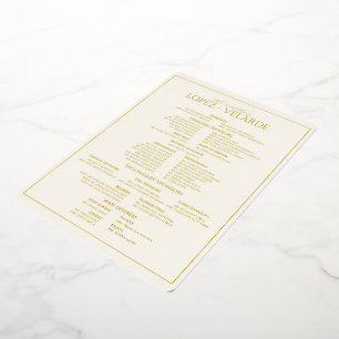 Invitation En Aluminium PAGE mariage ENTOURAGE