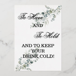 Invitation En Aluminium Pancarte de cadeau de fête de mariage