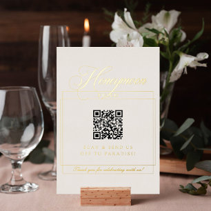 Invitation En Aluminium Panneau de fonds de mariage en ivoire classique po
