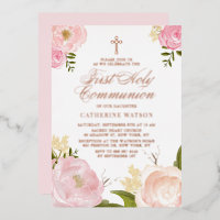 Peine rose rousse Premier Rose de communion sacrée