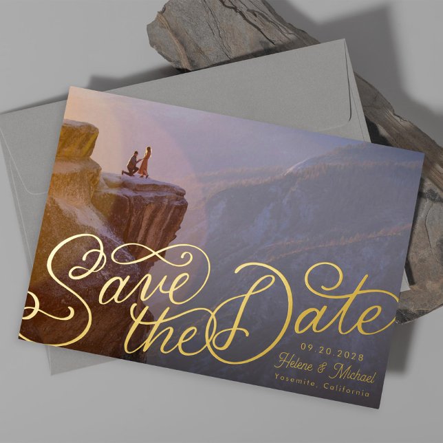 Invitation En Aluminium Photo à la main (Créateur téléchargé)