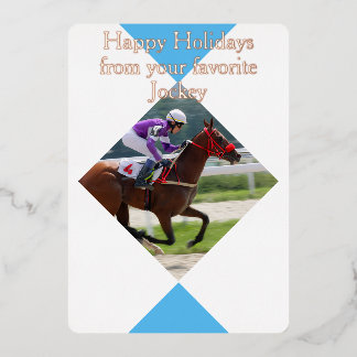 Invitation En Aluminium photo de jockey