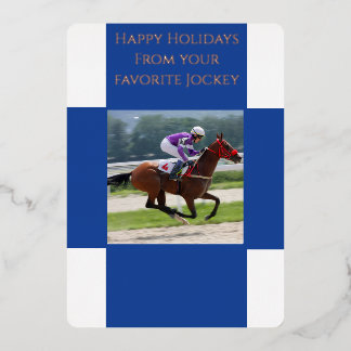 Invitation En Aluminium photo de jockey