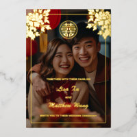 Photo Gold Peony | Mariage chinois