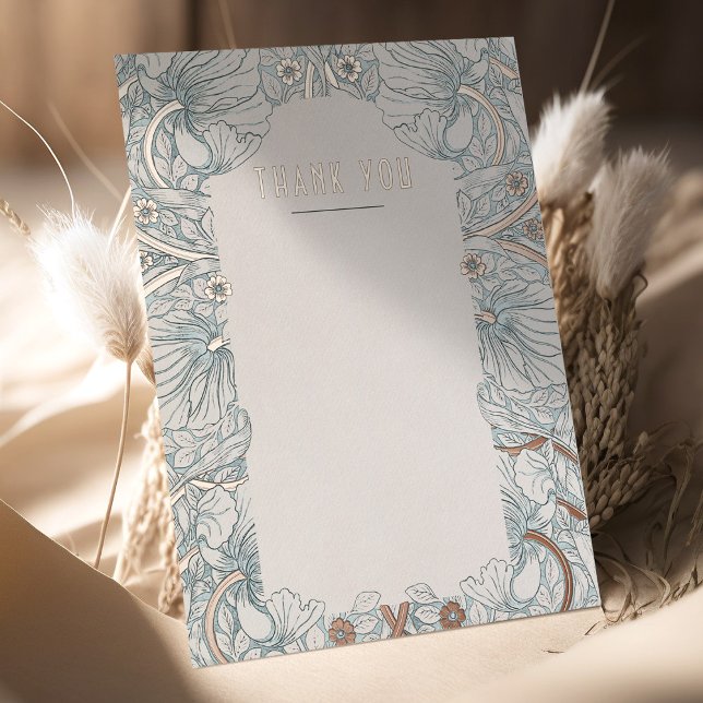 Invitation En Aluminium Pimpernels Victoriens Morris Merci Mariage (Créateur téléchargé)