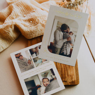 Invitation En Aluminium Planètes & Étoiles Zodiaque   Annonce de naissance