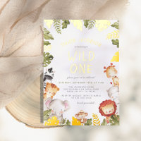 Real Foil | Wild One Safari Boy Birthday Party