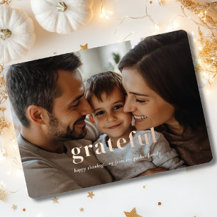 Invitation En Aluminium "Reconnaissant" Rose-Gold-Foil, Photo