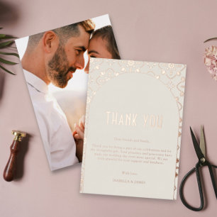 Invitation En Aluminium Remerciement de mariage en carrelage méditerranéen