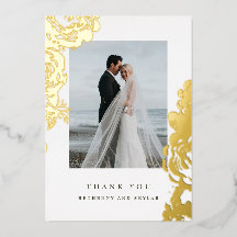 Remerciement en feuille d'or Gold Bloom