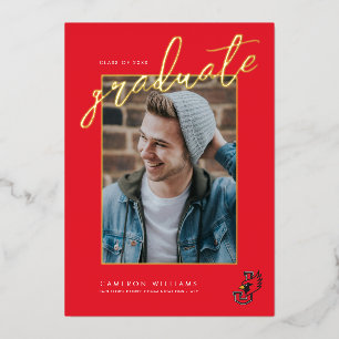 Invitation En Aluminium Remise des diplômes de William Jewell