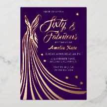 Robe en feuille d'or 60e anniversaire réel