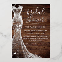 Robe papillon argenté Fête des mariées rustique