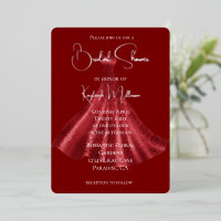 Robe rouge Fête des mariées