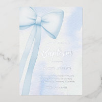 ruban bleu | Baptême