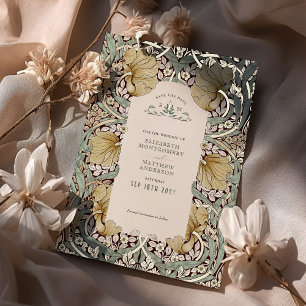 Invitation En Aluminium Sauvegarder la date Dusty Blue Pimpernel Vintage M