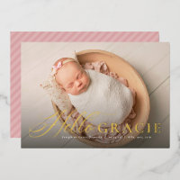 Script bonjour surnom rose une photo naissance ann