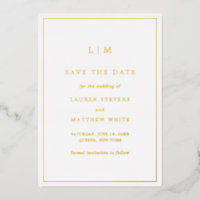 Simple Monogramme Élégant Mariage Enregistrez la D
