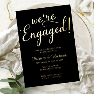 Invitation En Aluminium Simple Nous sommes engagés pour la partie Engageme