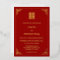 Simple Rouge Or Mariage Chinois