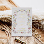 Invitation En Aluminium Soft Pastel Fleur sauvage Cottage Jardin Mariage<br><div class="desc">Cette faire-part de mariage exclusive est une porte d'enchantement, ornée de fleurs sauvages pastel délicats qui dansent dans les tons rose, blush, lavande, jaune et bleu. Le design saisit l'essence d'un conte de fées fantaisiste, vous invitant à participer à une célébration aussi magique que l'histoire d'amour qu'il honore. Qu'il s'agisse...</div>