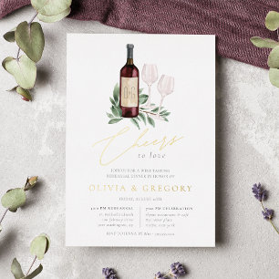 Invitation En Aluminium Soirée de Dégustation de Vins