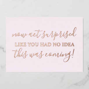 Invitation En Aluminium Soyez Mon Épouse Drôle Loi Suprise Photo