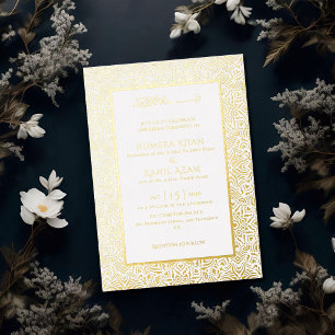 Invitation En Aluminium Tapis de mariage islamique à arche arménienne