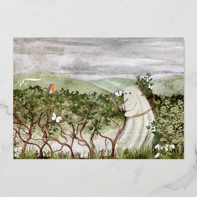 Invitation En Aluminium The Hedge-layer Spirit (Recto)