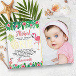 Invitation En Aluminium Tropical Summer Beach Luau Girl 1er Anniversaire P<br><div class="desc">Dites merci dans le style avec ces vraies feuilles pressées 1er anniversaire,  doux et très tendance,  photo merci cartes. Ce design est facile à personnaliser avec votre propre photo spéciale et votre libellé et vos invités seront ravis quand ils recevront ces fabuleux remerciements.</div>