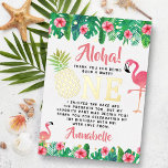 Invitation En Aluminium Tropical Summer Beach Luau Girls 1er anniversaire<br><div class="desc">Dites merci dans le style avec ces vraies feuilles douces et très tendance pressées 1er anniversaire de remerciement cartes. Ce design est facile à personnaliser avec votre libellé d'événement spécial et vos invités seront ravis quand ils recevront ces fabuleux remerciements.</div>
