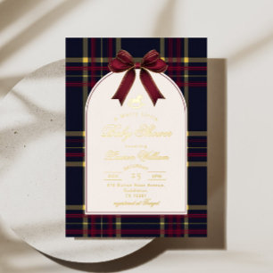 Invitation En Aluminium Un cheval à bascule vintage pour une joyeuse baby