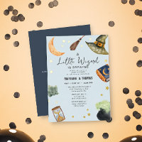 Un petit magicien brasser le garçon Baby shower d'