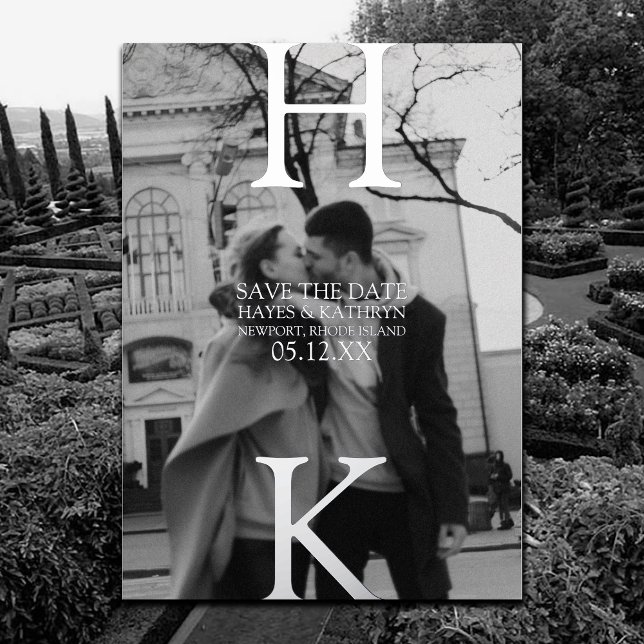 Invitation En Aluminium Vieux argent classique esthétique minimal Économis (Créateur téléchargé)