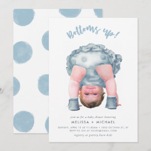 Invitation En bas ! (Acier bleu/blonde)