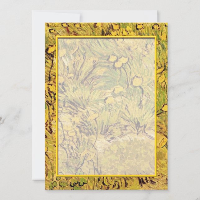 invitation en blanc pour les parties à l'automne (Devant)