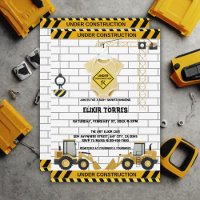 En construction Baby shower de vêtements pour bébé