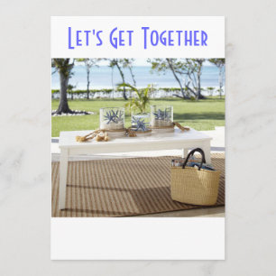 INVITATION EN ÉTÉ OU EN EXTÉRIEUR