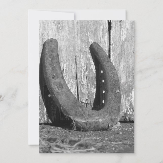 invitation en fer à cheval (Devant)