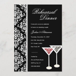 invitation en verre 311-Damask