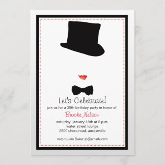 Invitation encadrée de cabaret