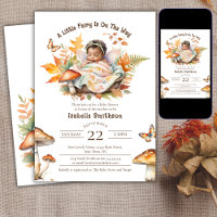 Enchanted Fairy Fall Automne Baby shower boisé