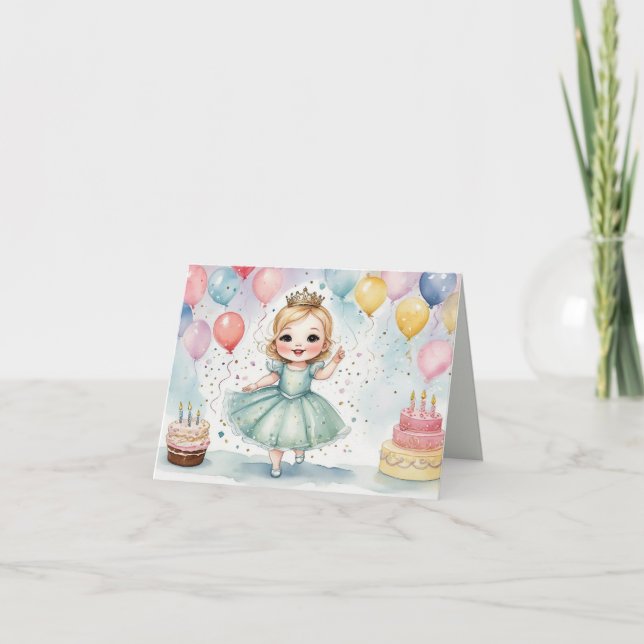 Invitation Enchanted Princesse Anniversaire Extrav (Devant)