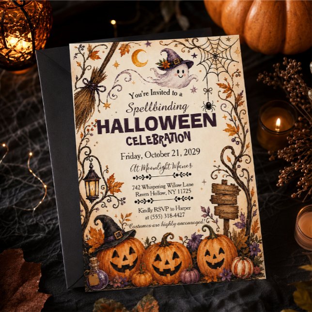 Invitation enchantée pour Halloween (Créateur téléchargé)