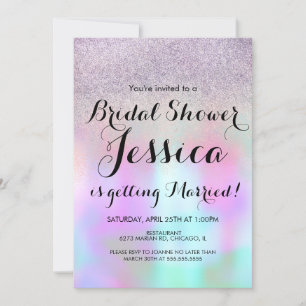 Invitation Encre de bonbon liquide marbre paillettes enterrem